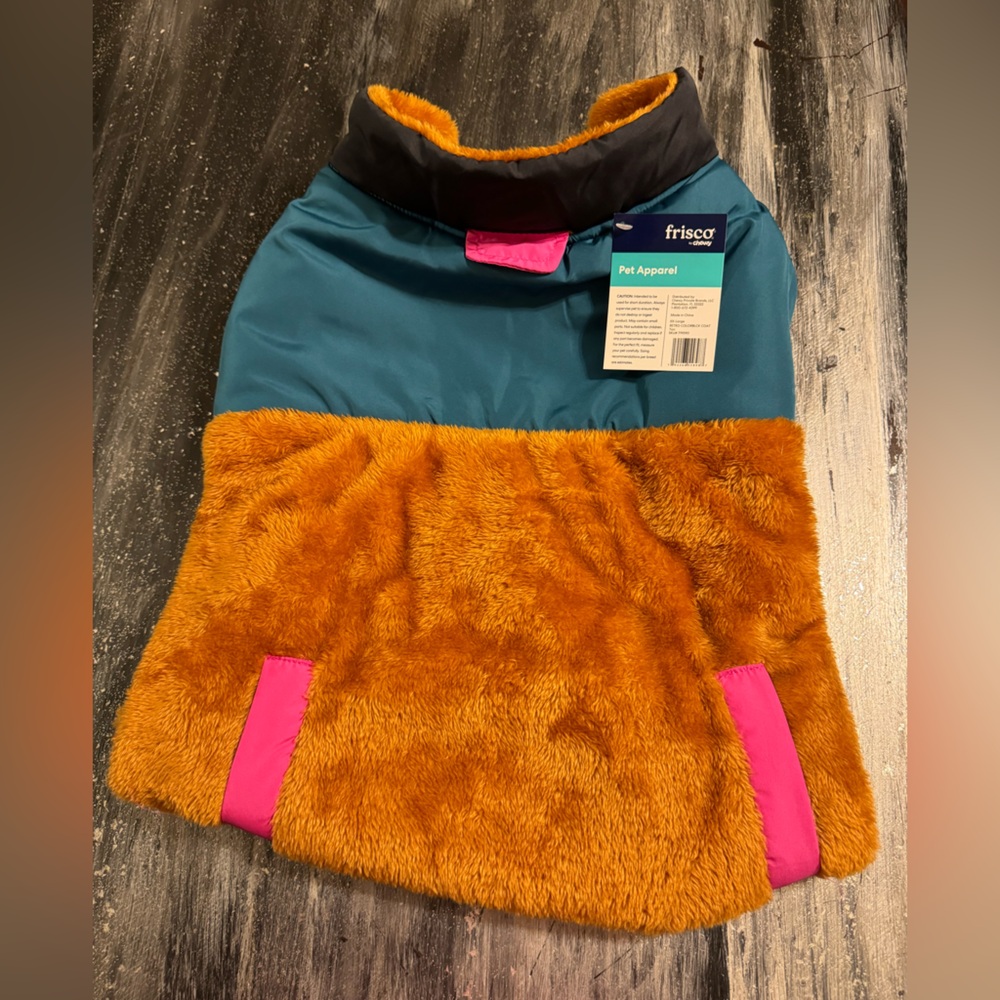 Super soft fleece dog jacket
